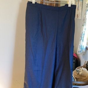 Alfred Dunner Ladies slacks 24 W short navy blue